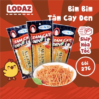 bim bim tăm cay đen, đồ ăn vặt Hà Nội, gói 27g