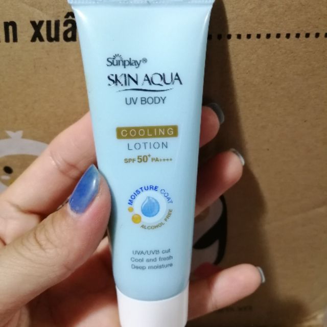 (15g) Lotion chống nắng dưỡng thể mát lạnh Skin Aqua