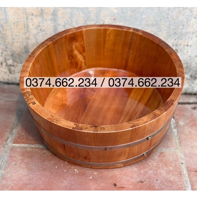 Chậu rửa mặt gỗ pơmu, chậu gỗ rửa mặt, chậu gỗ lavabo