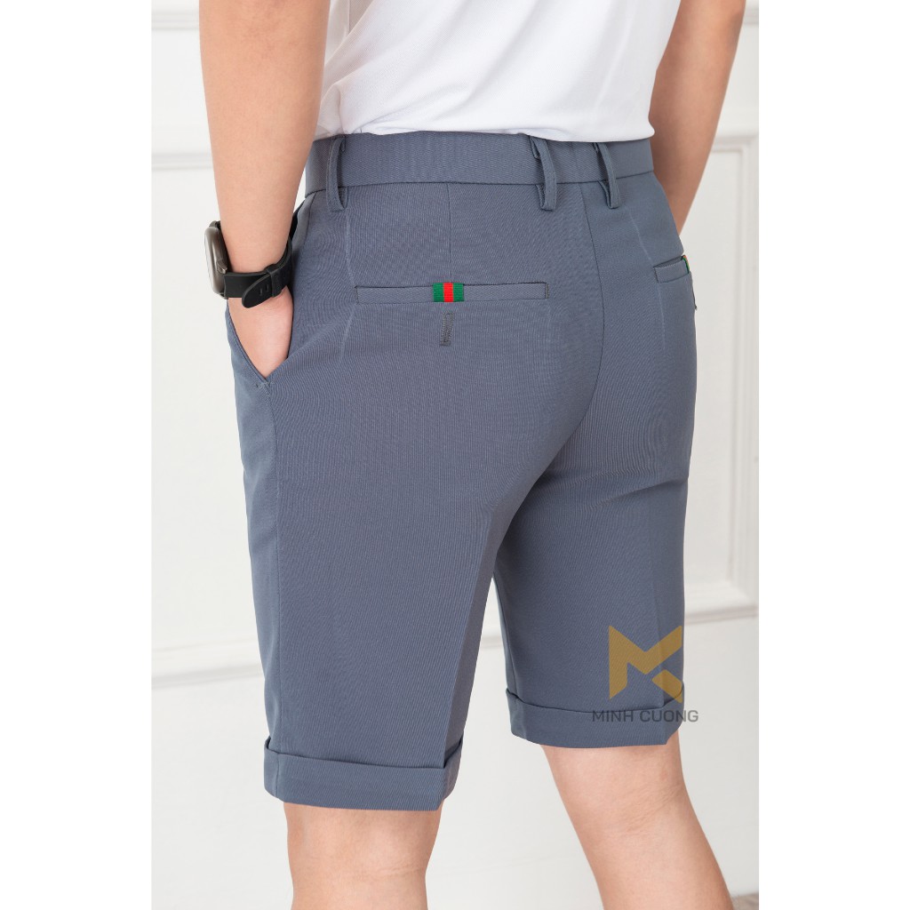 Quần âu ống ngắn, dáng ôm, chất vải co giãn 4 chiều, may kỹ cẩn thận, phong cách dạo phố | BigBuy360 - bigbuy360.vn