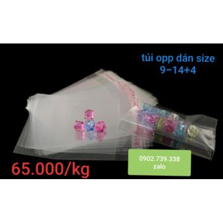 Túi opp dán miệng size 9-14+4