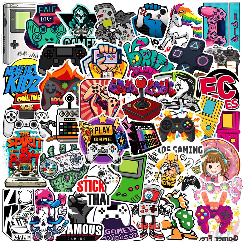 Bộ 100 Cái/Bộ ❉ Miếng Dán Trang Trí Máy Chơi Game Nintendo Switch Độc Đáo ❉ Sticker Dán Tường Chống Thấm Nước Thời Trang