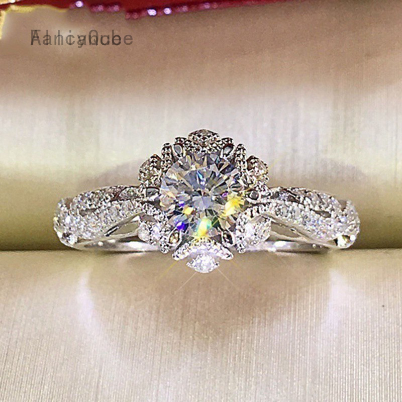 Alliance Nhẫn Nữ Mạ Bạch Kim Đính Đá Sang Trọng