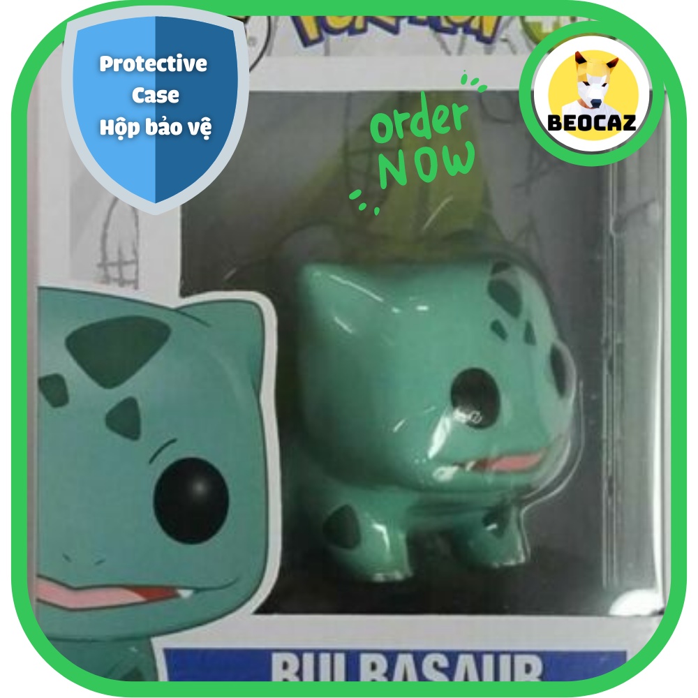 [Full BoxTặng Hộp Bảo Vệ] Mô hình Funko Anime dễ thương Bulbasaur Pokemon No.453 bền màu an toàn quà tặng