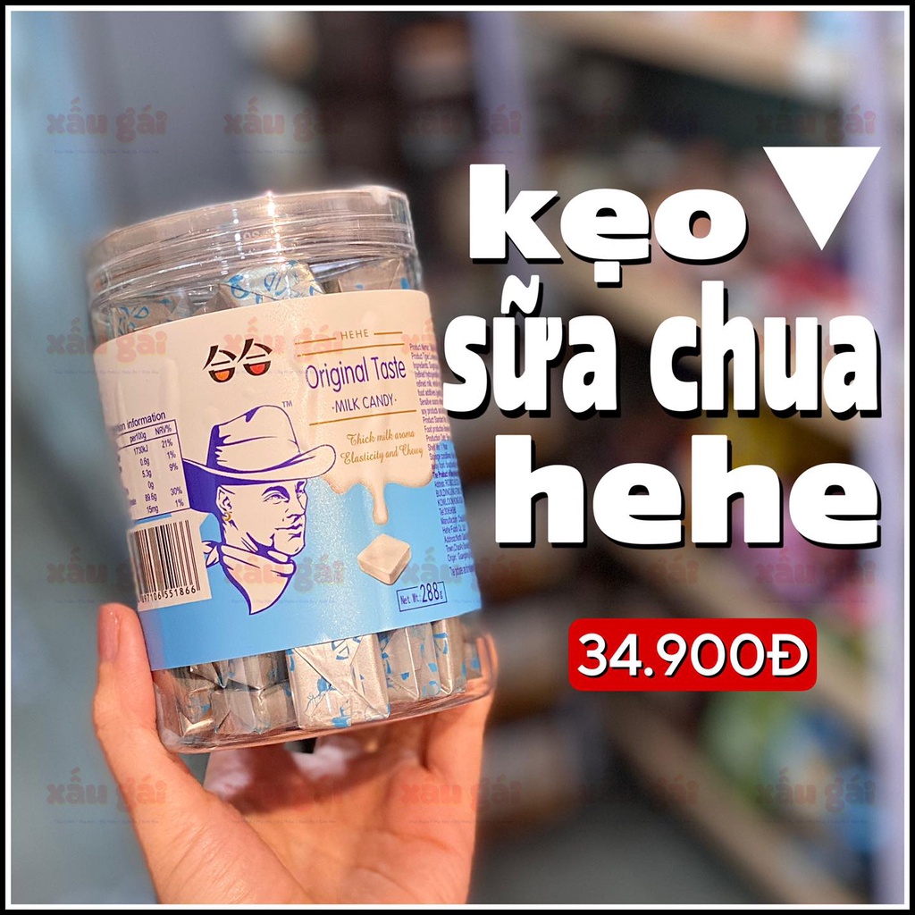 Kẹo sữa chua ông già HEHE nội địa Đái Loan