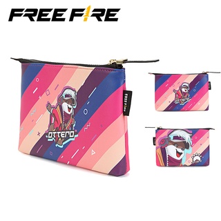 Ví tiền xu Free Fire thiết kế hình vuông hoạ tiết nhiều màu sắc