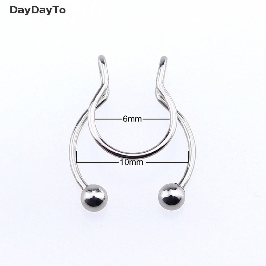 Khuyên kẹp mũi không xỏ lỗ đơn giản thời trang