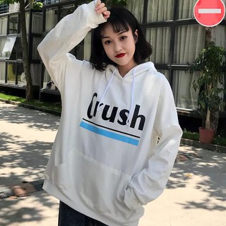 ÁO HOODIE NỈ OVERSIZE CRUSH