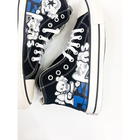 Giày Converse Cổ Cao In Hình Kaws Kiểu Việt Nam Cá Tính