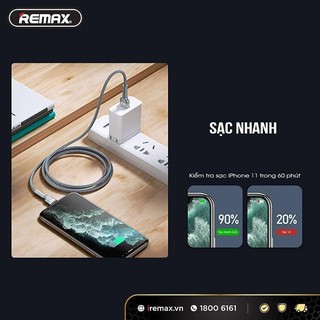 CÁP SẠC REMAX RC- 124I  IP - 124m micro usb - 124a Type C