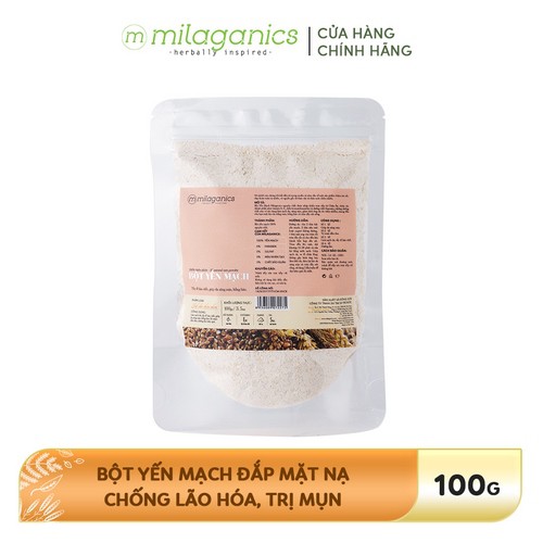 Bột Yến Mạch MILAGANICS 100g