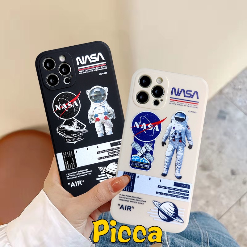 NASA Ốp Điện Thoại Cho Samsung A54 A34 A23 A73 A04E A14 A04 A04S A13 A10S A22 A03 A53 A50 A03S A12 A52S A70 A72 A32 A52 A33 A71 A11 M22 M12 A51 A30S A20S A31