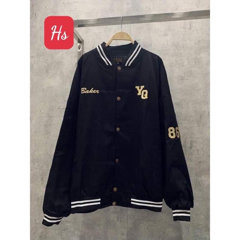 Áo khoác thêu YQ chữ vàng HS | BigBuy360 - bigbuy360.vn