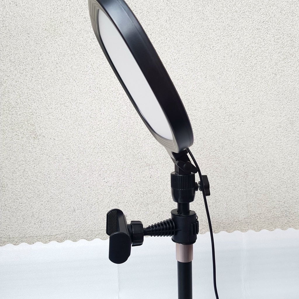 Đèn livestream để bàn S20 led quay hình chụp ảnh video kèm tripod giá đỡ điện thoại cho spa makeup