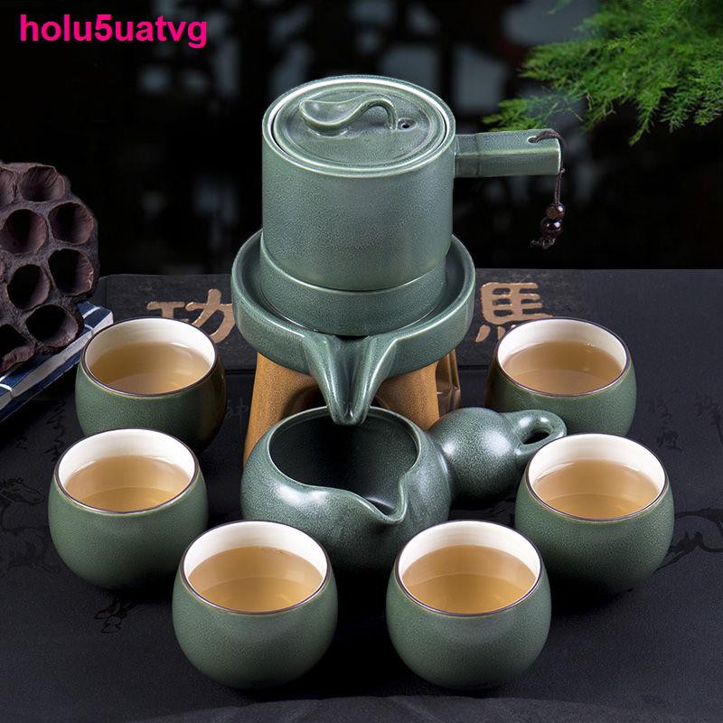 bàn sắtPhong cách Trung Quốc Trà Retro Uống Bộ ấm đá lười bán tự động Máy pha Kung Fu Tea Cup