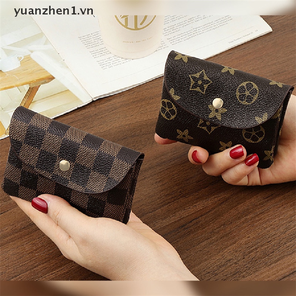 Ví Da Mini Mềm Mại Đựng Thẻ / Tiền Xu Tiện Dụng