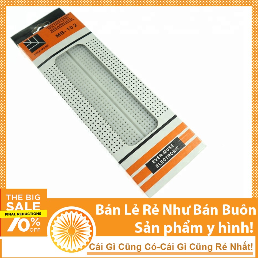 Bo mạch Board Test cắm linh kiện MB-102 165×55×10mm