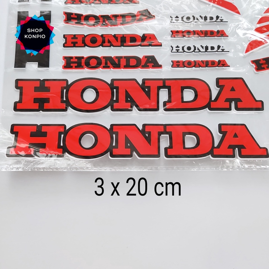 Decal Tem Honda Cánh Chim Dán Phuộc, Dè, Mặt Nạ Xe Cao Cấp