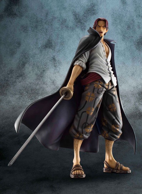 25cm Mô hình Tứ hoàng Shanks tóc đỏ POP One piece