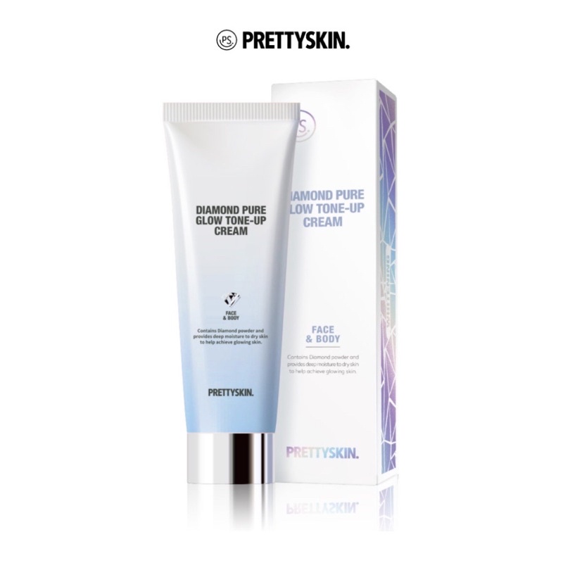 Kem dưỡng trắng Pretty Skin Diamond Pure Glow Tone-up cream