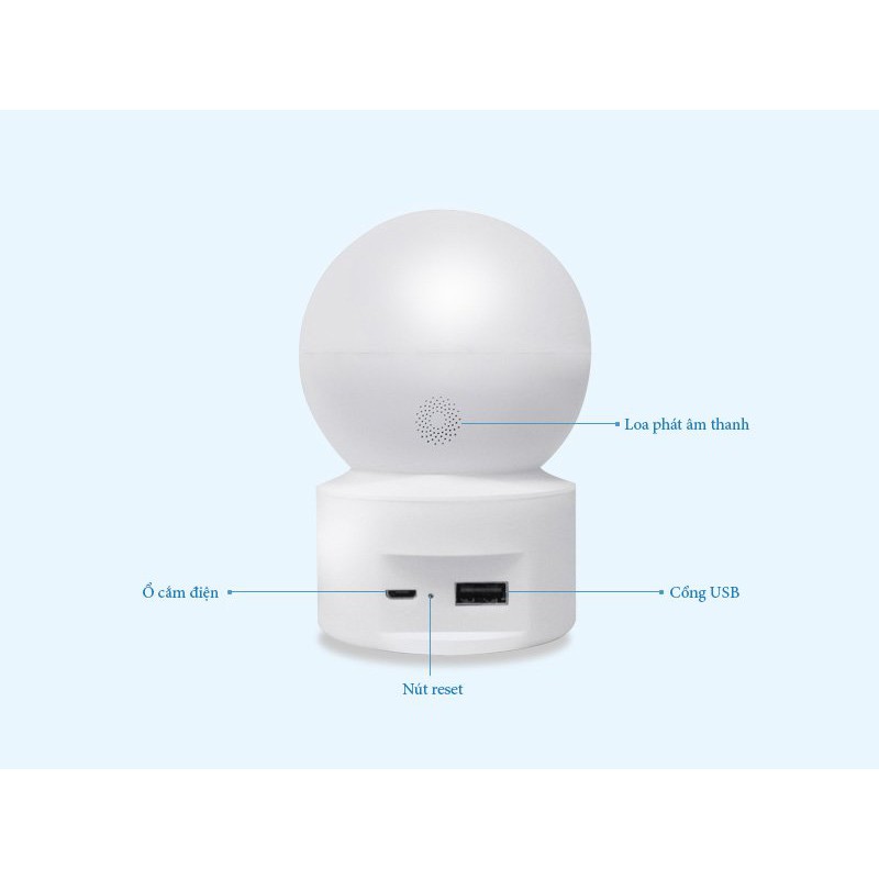 Camera Wifi mini siêu nhỏ giấu kín, quay được 360 độ, không dây giám sát Nhà cửa, Trẻ nhỏ (Bảo hành 12 tháng)