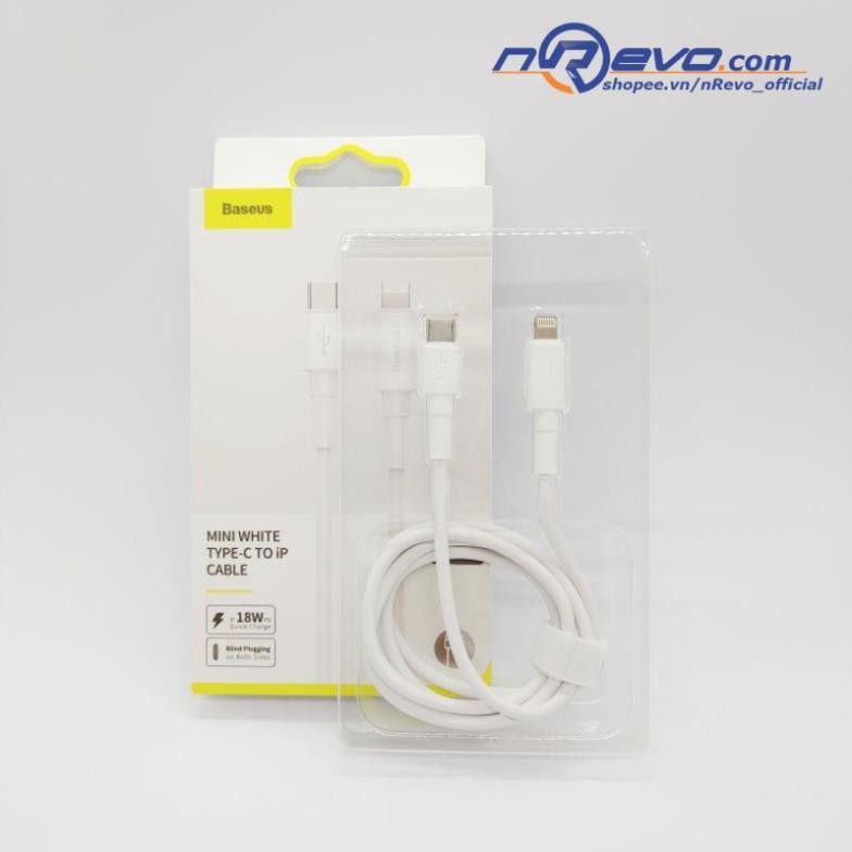 ⚡Baseus⚡ Dây Sạc iPhone Cáp sạc Nhanh Type C to Lightning Chất Liệu cao cấp, chống bám bẩn hỗ trợ PD 18W