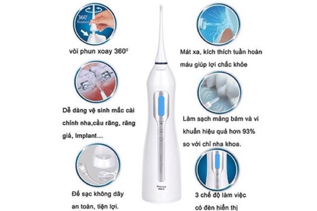 Máy tăm nước du lịch cầm tay ProCare KHD13