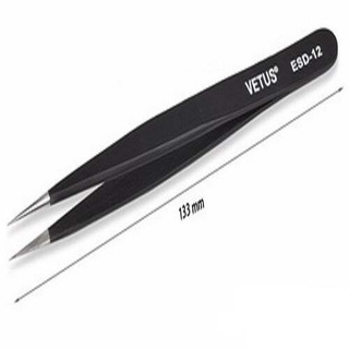 Nhíp gắp linh kiện chống tĩnh điện thẳng ESD-12