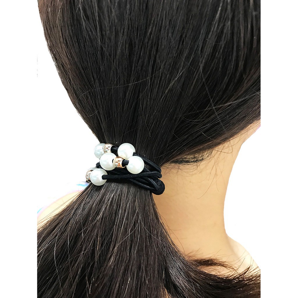 Hộp 12 Chun tóc mix nhiều mẫu đa dạng cho bạn nữ- ladobi