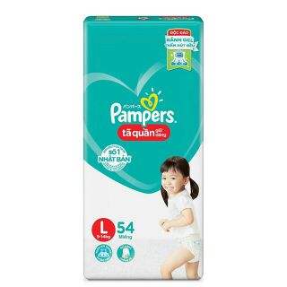 Tã quần pampers m60,l54,xl48,xxl44