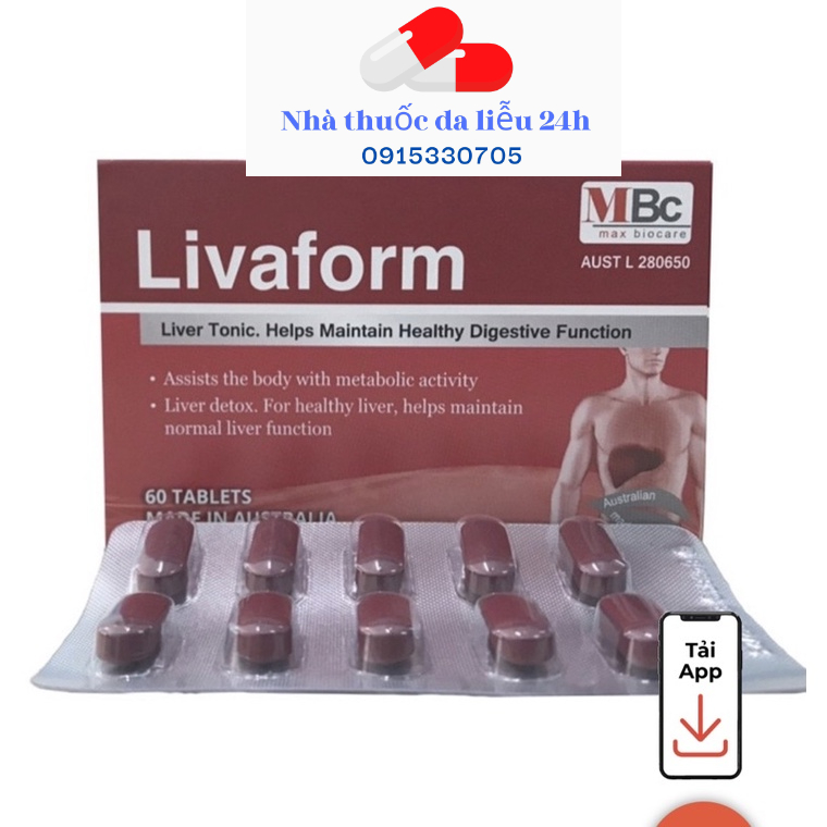 Livaform giải độc gan tăng cường chức năng gan