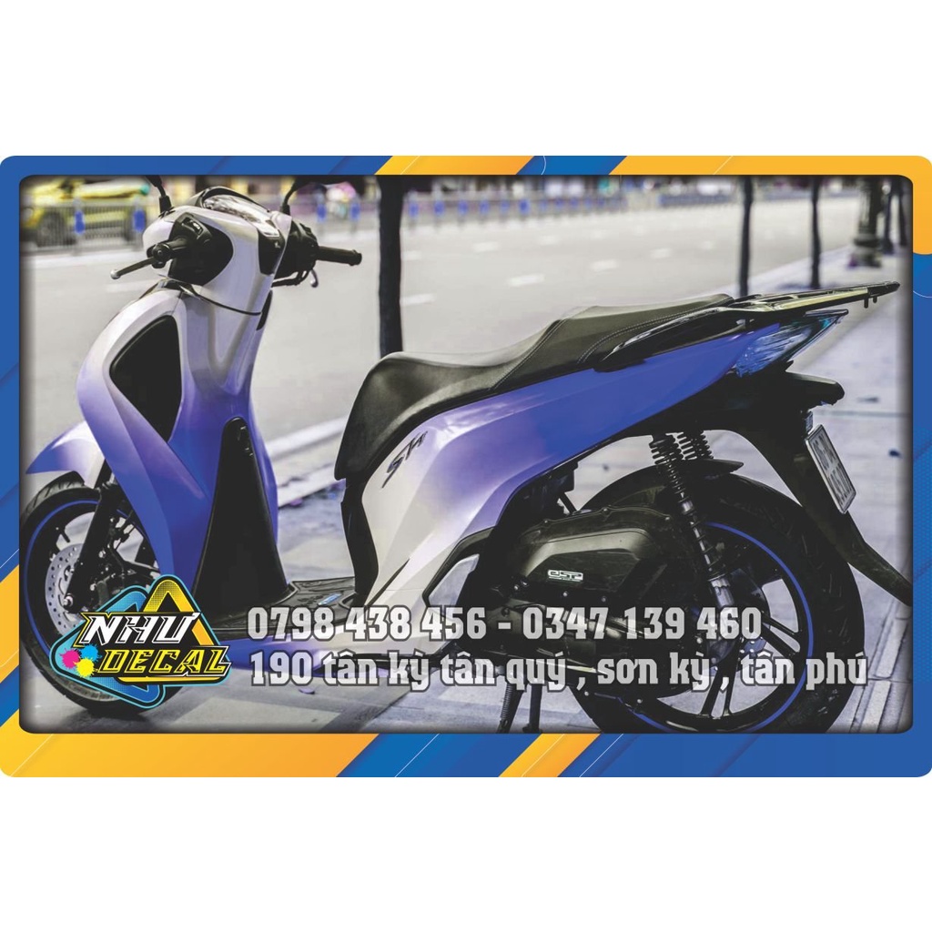 Tem trùm SH 2017-2019 phối màu - Chuyển sắc 01