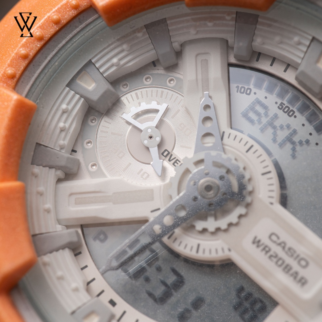Đồng Hồ Điện Tử Nam Casio G-Shock WATCHSTORE GA-110SG-4ADR Thiết Kế Mặt Kính Khoáng Tròn 51mm, Vỏ Và Dây Nhựa Bền Bỉ
