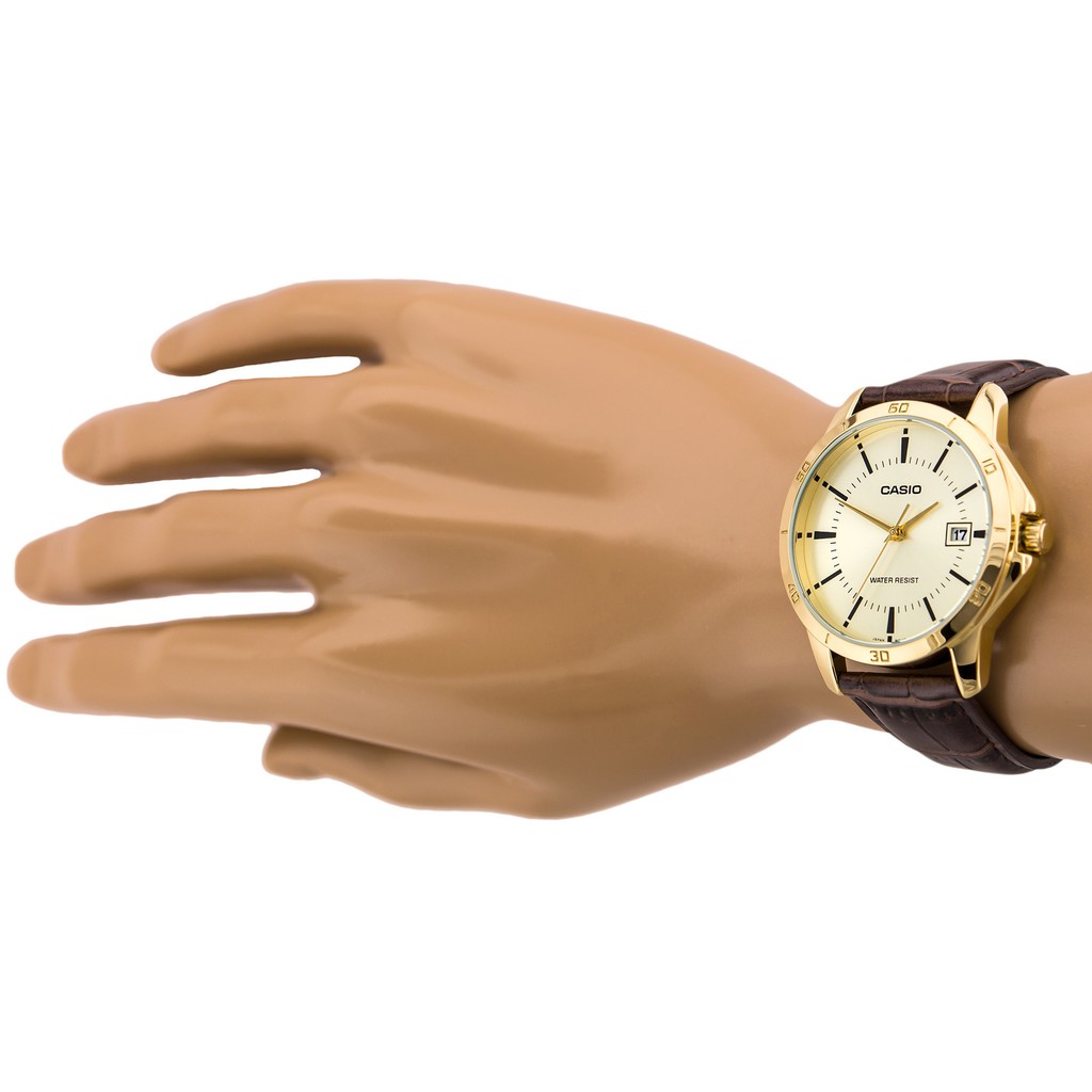Đồng hồ nam dây da Casio Standard chính hãng Anh Khuê MTP-V004GL-9AUDF | BigBuy360 - bigbuy360.vn