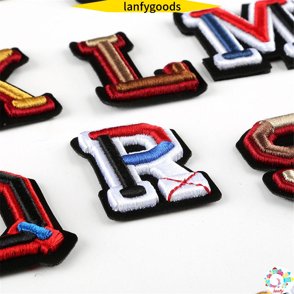 Miếng Vá Quần Áo Hình Chữ Cái Alphabet Độc Đáo