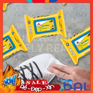 Khăn giấy ướt lau giày korea sneaker wipes 30 tờ