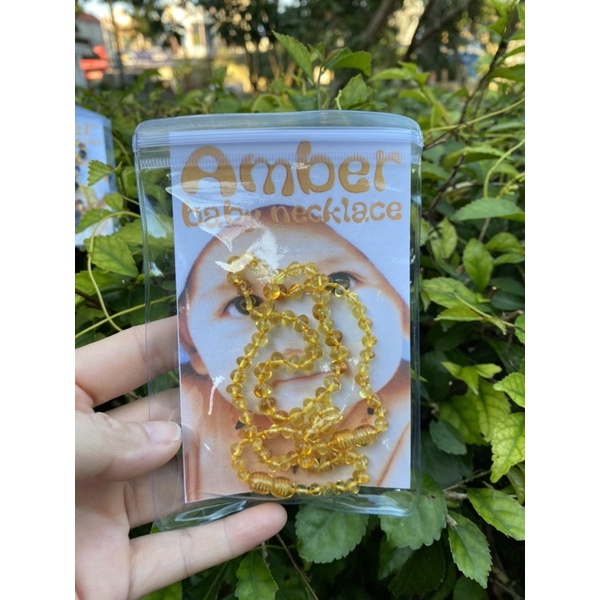 Bộ vòng cổ và vòng tay AMBER BABY cho bé