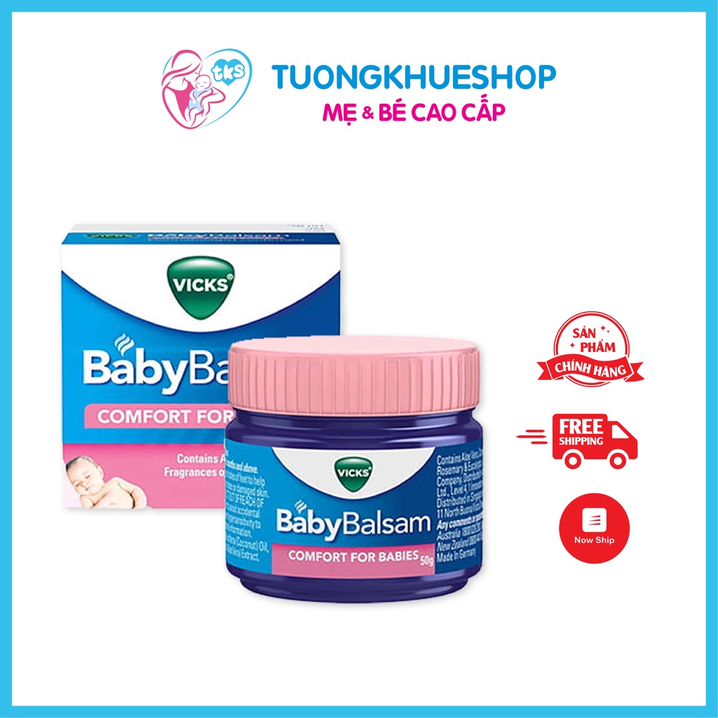 Date 2024 - Dầu bôi ấm ngực Vicks Baby Balsam