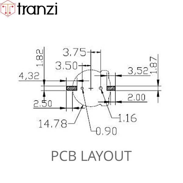 Đế pin Cmos CR1220 dán SMD - 5 cái