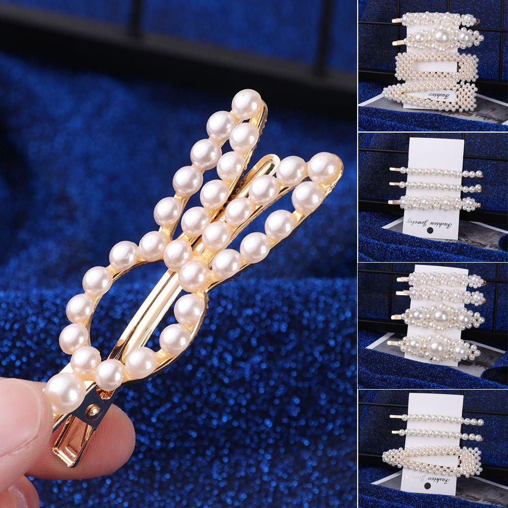 Kẹp Tóc Kim Loại Thiết Kế Mới Xinh Xắn Thời Trang