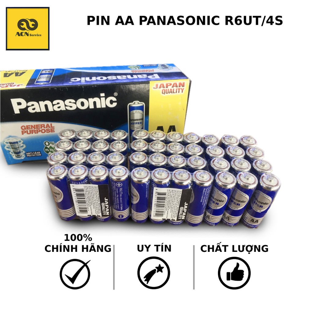 Pin AA Panasonic chính hãng R6UT/4S