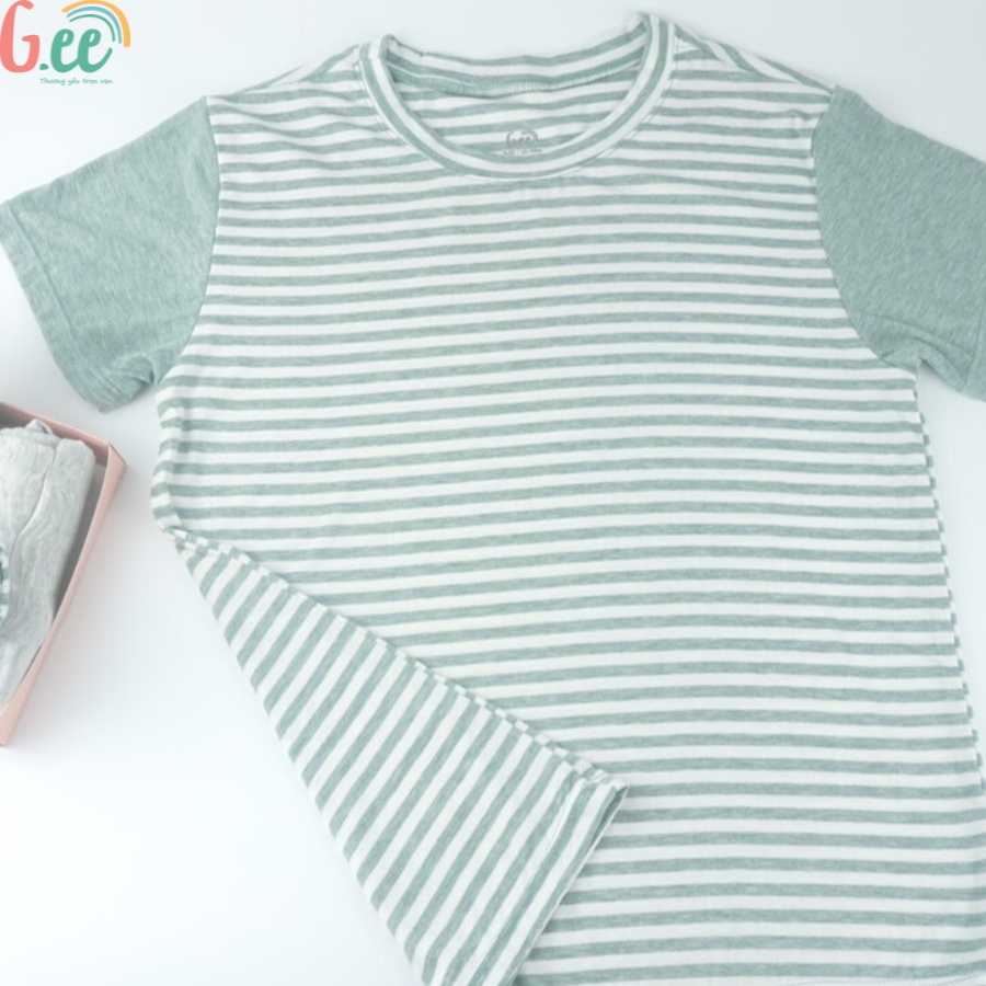 Áo phông cộc tay bé trai, chất liệu gỗ sồi siêu mềm mát, thấm hút mồ hôi -Gee