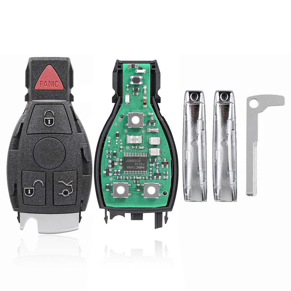 Chìa Khóa Điều Khiển Từ Xa 4 Nút 2 Nút 433.92 Mhz Cho Mercedes-Benz