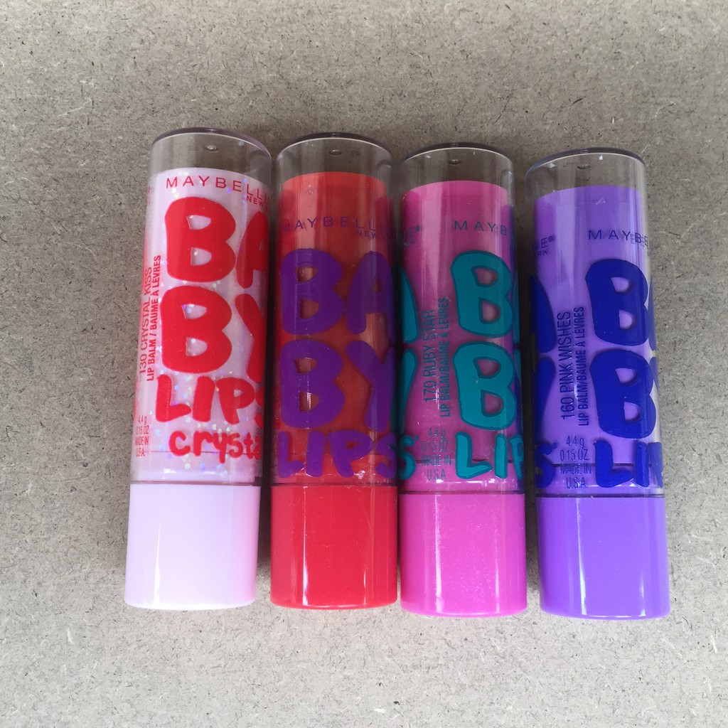 Son dưỡng mềm môi có màu nhẹ Maybelline Baby Lips Made in USA