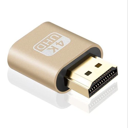 Đầu cắm cổng HDMI giả lập màn hình ảo 4K 3840x2160 60Hz chuyên dụng - Đầu chuyển đổi màn hình ảo DDC EDID 4K HDMI