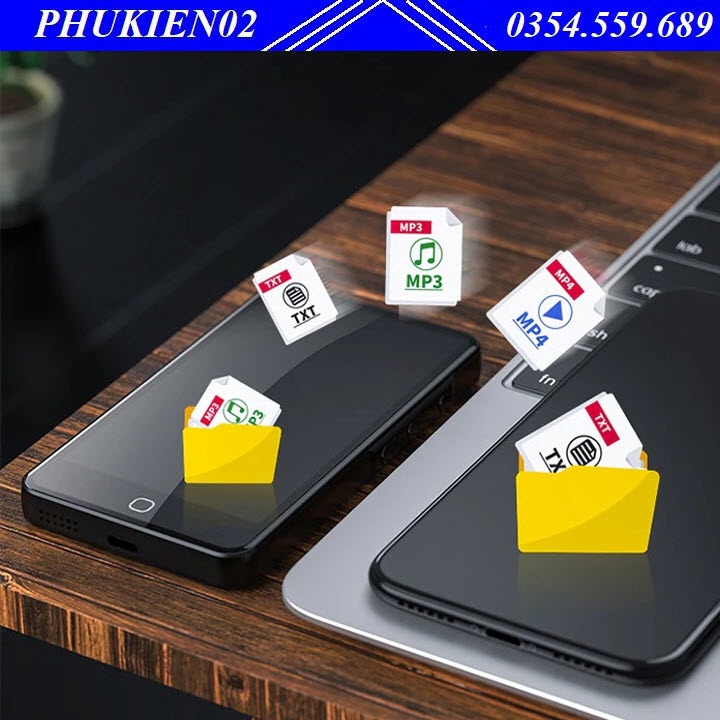 Máy nghe nhạc Mới Nhất RUIZU H5 Android WiFi MP4, Bluetooth5.0 Full Màn Hình Cảm Ứng 4.5Inch 16GB