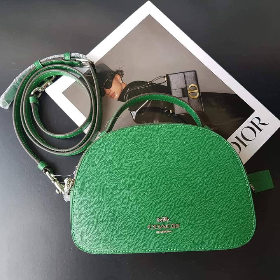 Túi xách nữ chính hãng Coach xanh lá siêu đẹp