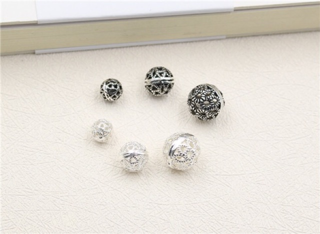 [S925] Charm Bi bạc tròn - MH400