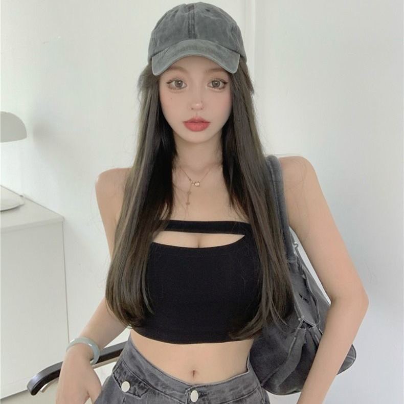 Áo kiểu croptop quây Quảng Châu [VIDEO+ẢNH THẬT] Áo quây ngực crt nữ cotton-Taobao có sẵn, dáng cutout sexy quyến rũ | BigBuy360 - bigbuy360.vn