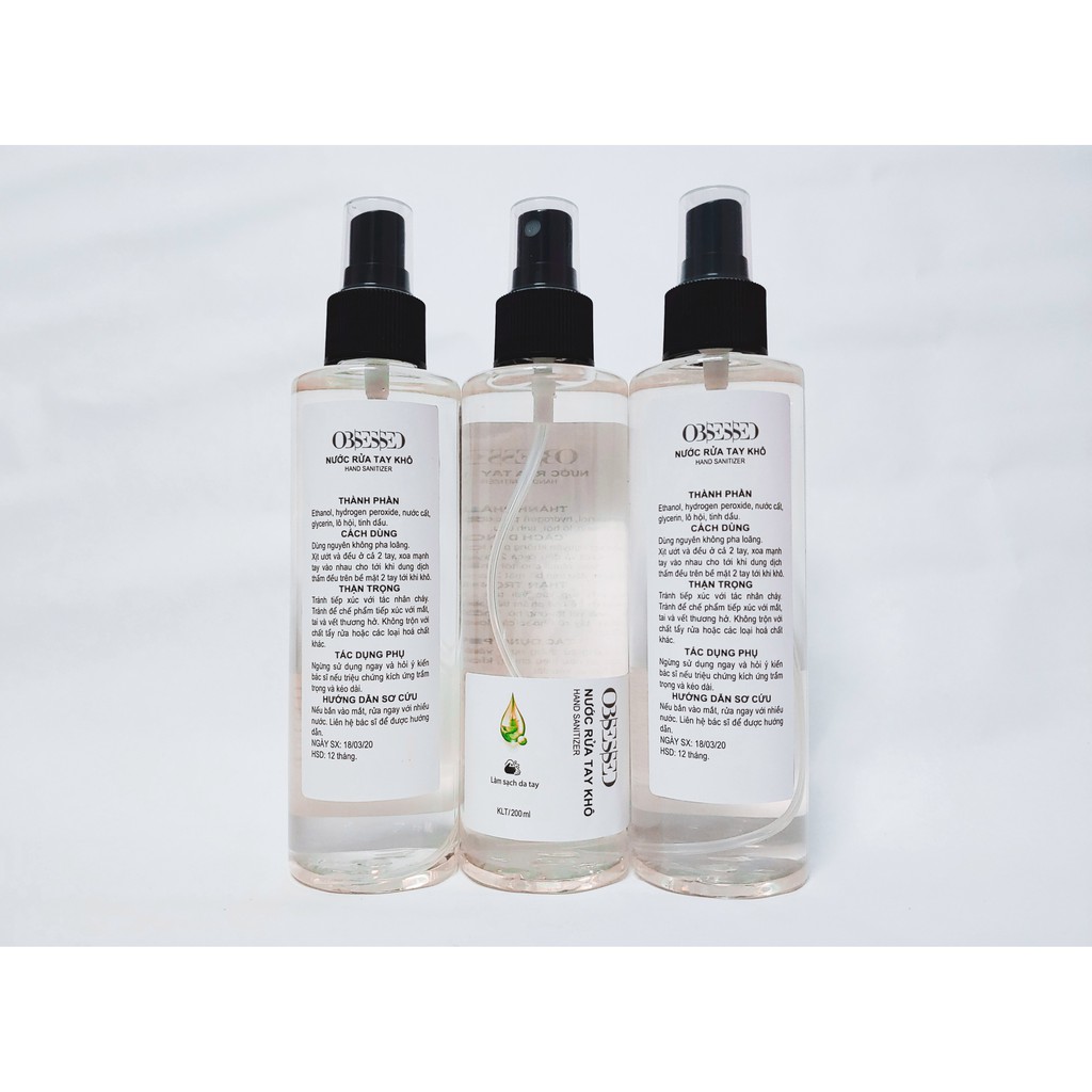 Nước rửa tay khô 200ml OBSESSED